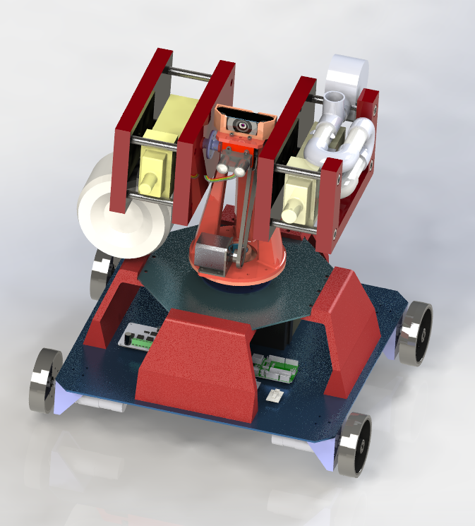 Initial CAD Design by Mechanical Team