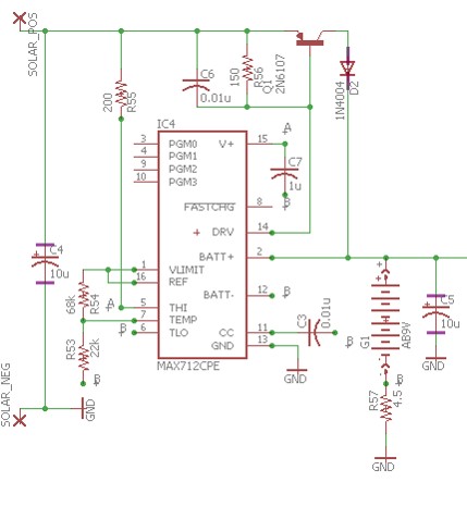 Solar/MAX712 Schematic