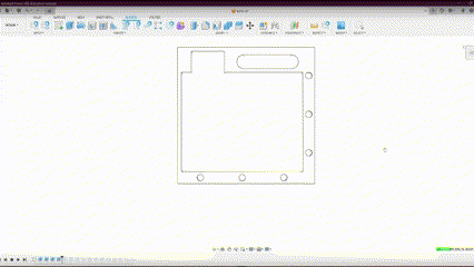 Custom 3D printed case created in Fusion 360